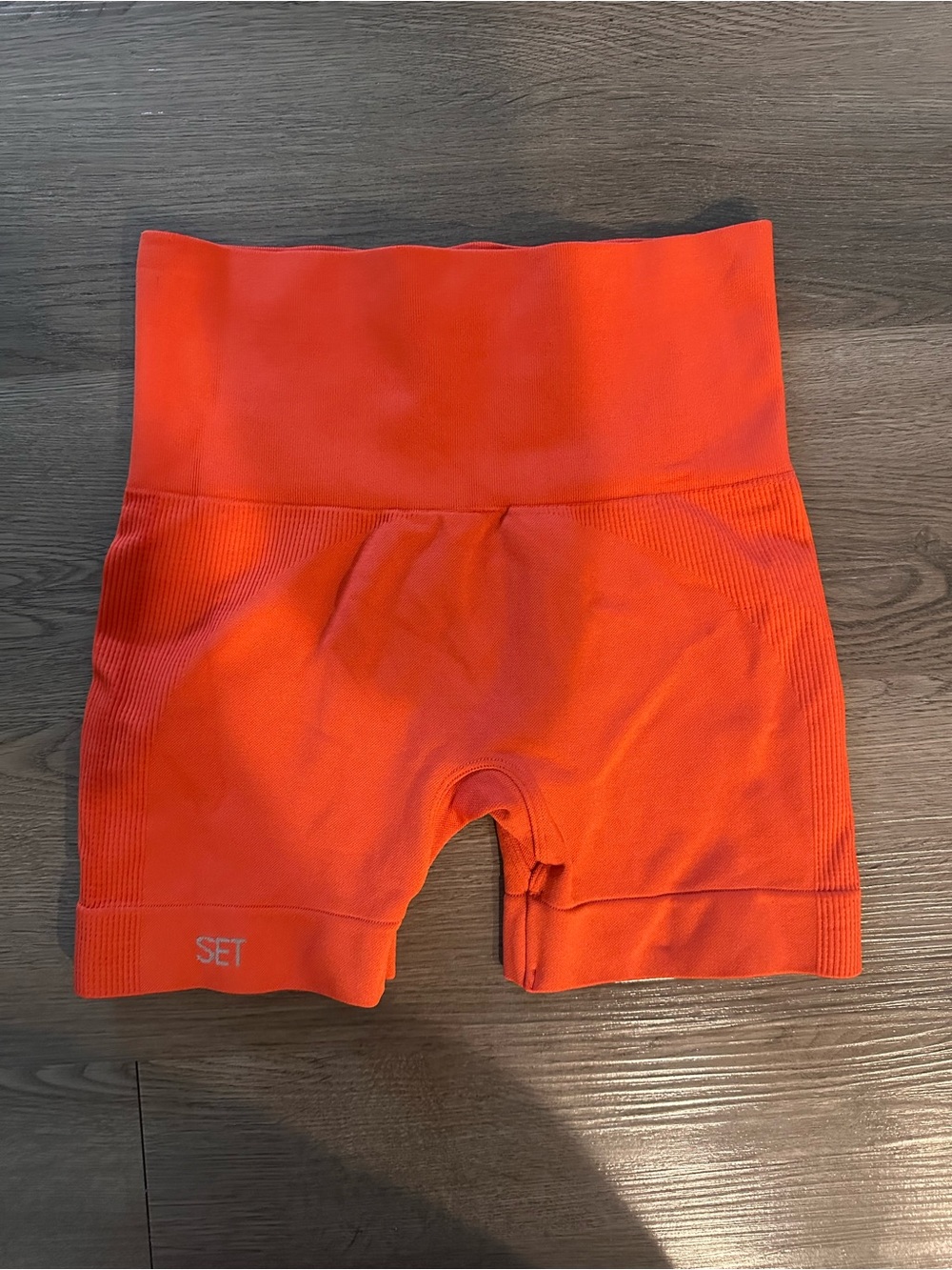 Set active Orange Women's Bike Shorts